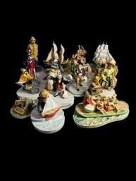 Sebastian Miniatures Lot Gloucester Uncle Sam Marblehead Tom Bowline Etc
