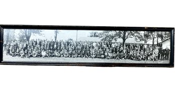 Long Antique Photograph Of The Beverly Elks At Topsfield 1924