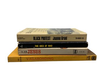 Selection Of Vintage Hippie And Protest Counter Culture Books