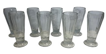 Set Of Eight Vintage Ice Cream Frappe Glasses