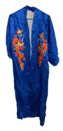 Vintage Chinese Embroidered Dragon Robe Set WWII