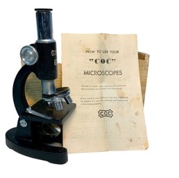 Vintage C.O.C  Microscope