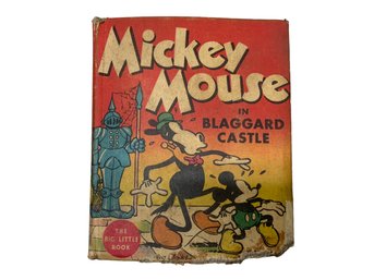 Mickey Mouse In Blaggard Castle Big Little Book Disney