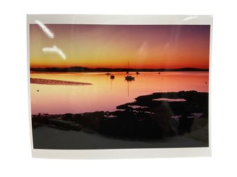 Large Fred Bodin Photograph Gloucester Sunset B