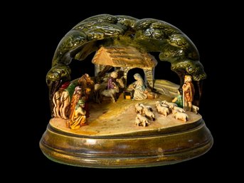 Rare Sebastian Miniatures P.W. Baston Nativity Scene