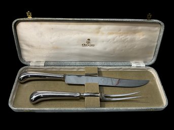 Vintage Gentry Carving Set Stainless Steel In Case