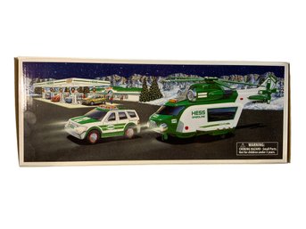 2012 Hess Helicopter And Rescue Vehicle Toy Vintage New In Box