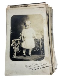38 Antique Photo Portraits Mostly Children