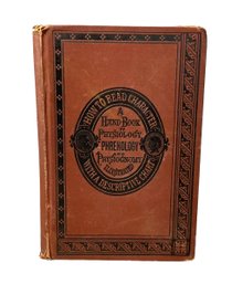 1884 Antique Phrenology Text Book