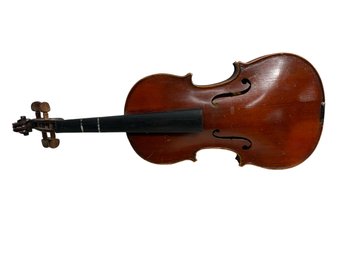 Antique Or Vintage Violin With Label Medio Fino Made In France JTL