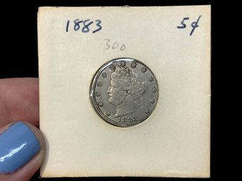1883 Seated Liberty Nickel No Cents