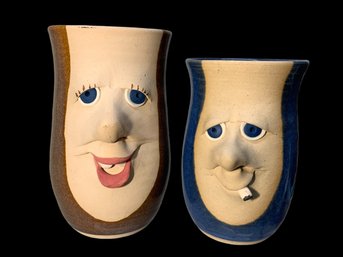 Novelty Vintage Ceramic Face Mugs Nova Scotia