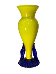 Antique LOETZ Czech Art Glass Tango Vase