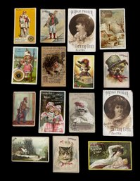Antique Victorian Advertising Trade Cards Lot Soapine Lord Shelburne J P Coats Pearline Mrs Winslowsa