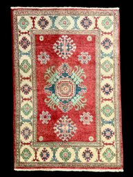 Cotton And Wool Hand Woven Area Rug