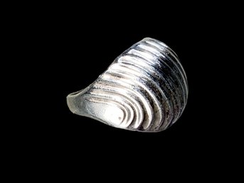Domed Sterling Silver Vintage Ring