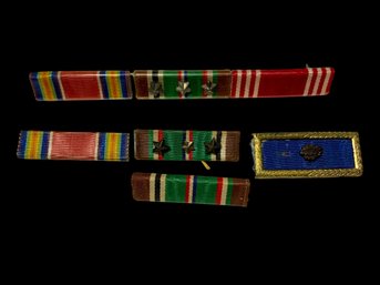 Batch Of WWII Ribbon Bars Ribbon Pins