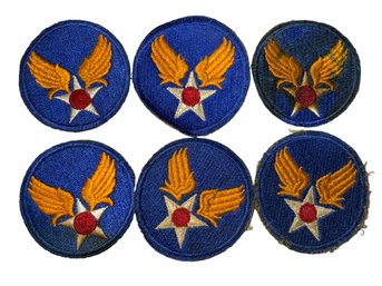 Six WWII USAAF Patches