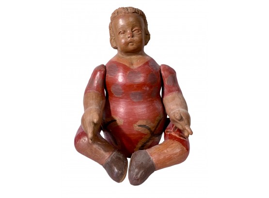 Large Clay Child / Doll Sculpture