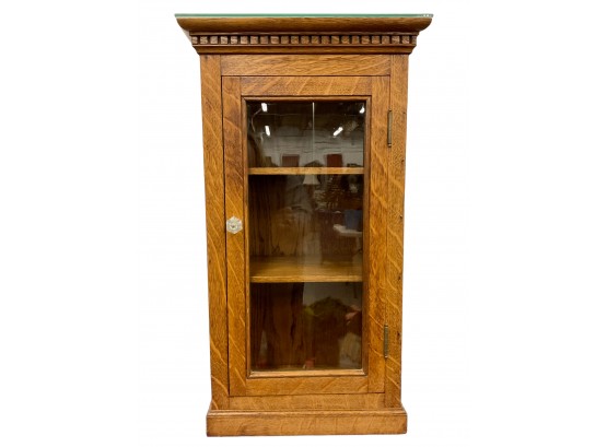 Just The Right Size Oak Antique Cabinet