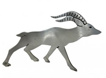Aluminum Goat Sclupture