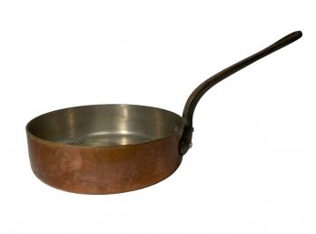 E Dehillerin French Copper Deep Saut Pan