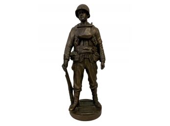 Collectible Statue Of WWII Soldier
