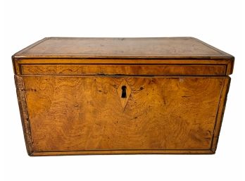 Very Early Antique Veneer Wooden Box