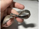 This Little Pig Went To Market Antique Sterling Baby Spoon