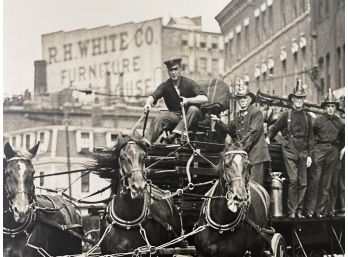 Antique Boston Horse Drawn Fire Truck Photo