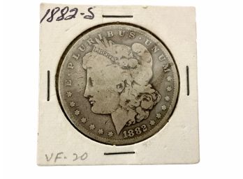 Authentic 1882 S Morgan Silver Dollar