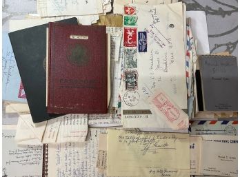 Travel Documents From Important Early Social Worker Ethel Cohen