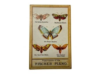 Antique Fischer Piano Advertising Card