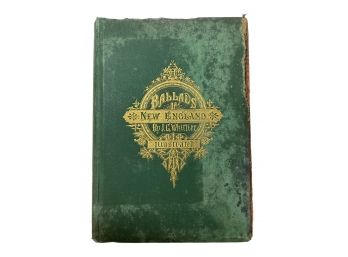 1870 Ballads Of New England Whittier Illustrated