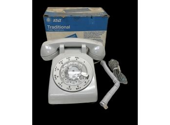 Vintage AT & T Table Telephone RARE Color Original Box