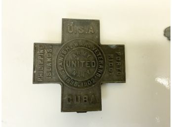 WWI &  WWII U.S. Military Service Bronze Memorial Markers