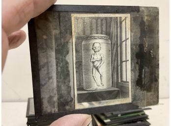 Stunning Collection Of Approx 55 Early Human Anatomy Magic Lantern Slides