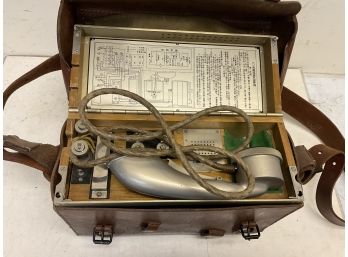 WWII Japanese Field Phone In Original Case