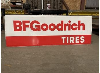 Large B F Goodrich Tires Metal Sign