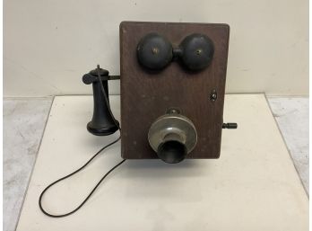 Antique Western Electric Wall Mount Telephone 329W