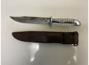 WWII Theater Made Fighting Knife W Lucite Handle