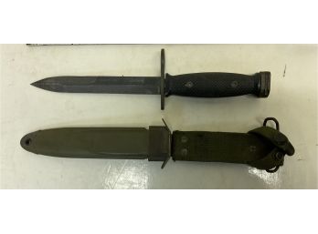US M7 Bayonet Knife And M8A1 Scabbard
