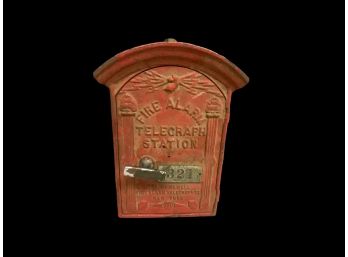 Antique Gamewell Telegraph Station 321 Fire Alarm Box
