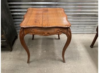 Solid Oak Victorian Side Table