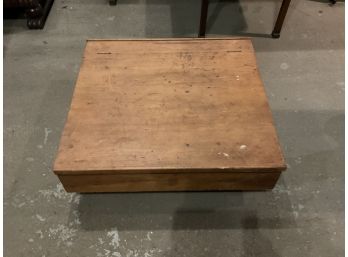 Antique Solid Wood  Station Masters Desk