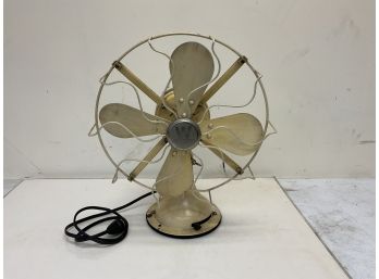 Rare Color Antique Westinghouse Electric Table Top Fan Works Fine!