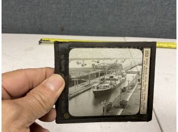 30 Antique Historic Glass 3 X 4Slides Collection  Panama Canal, Wreck Of The Main Etc