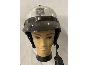 OBSOLETE Vintage Boston Police Motorcycle Helmet
