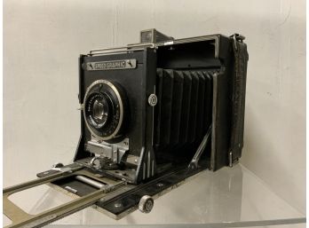 Antique High Speed Press Camera Graflex Speed Graphic Zeiss Lens