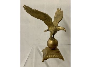 Bronze Eagle Mantel Piece Sculpture
